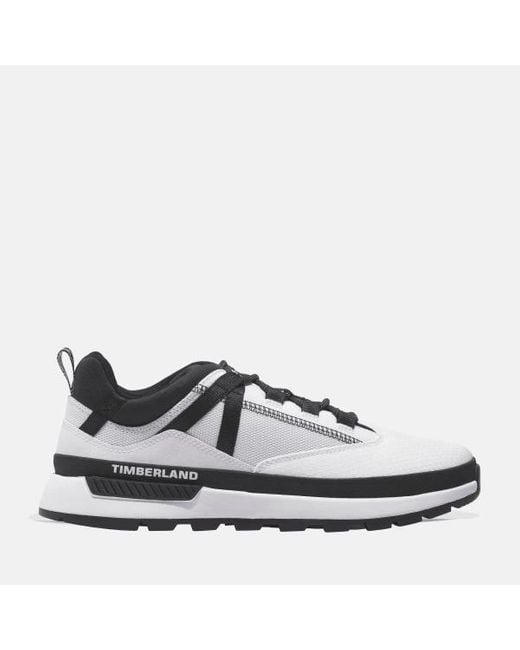Timberland Euro Trekker Lace-up Low Trainer For Men In White, Man, White, Size: 6.5 for men
