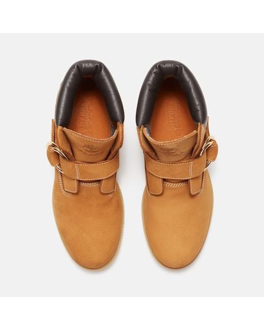 Timberland Brown X Beams Buckle Boot With Gore-Tex Membrane For for men