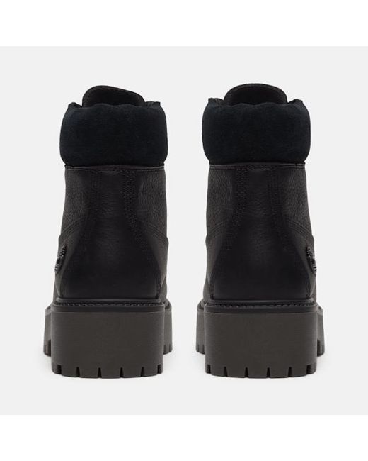 Timberland Black Stone Street Premium Platform Boot