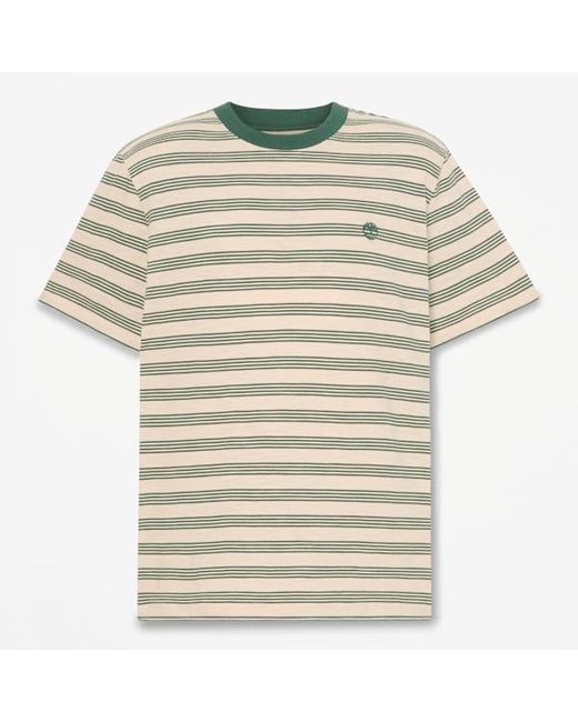 Timberland Natural Striped Short-Sleeve T-Shirt For for men
