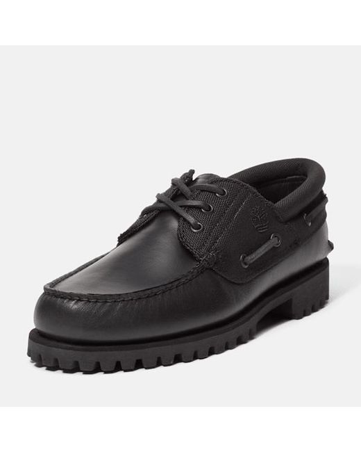 Timberland Black Authentic Boat Shoe For for men
