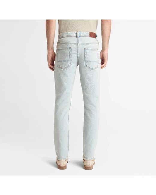 Timberland Blue Sandown Slim Denim Trouser For for men