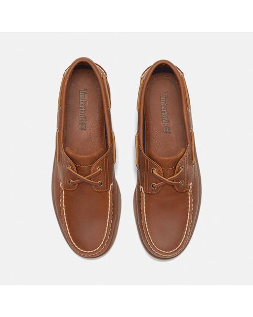 Timberland Brown Classic 2-Eye Boat Shoe For for men