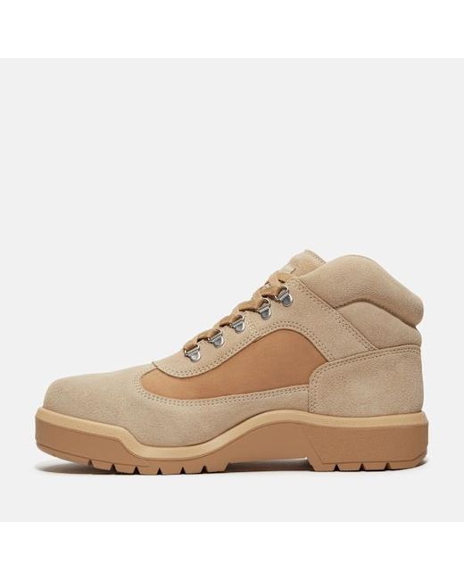 Timberland Natural Mid Lace-up Field Boot For Men In Beige, Man, Beige, Size: 6.5 for men