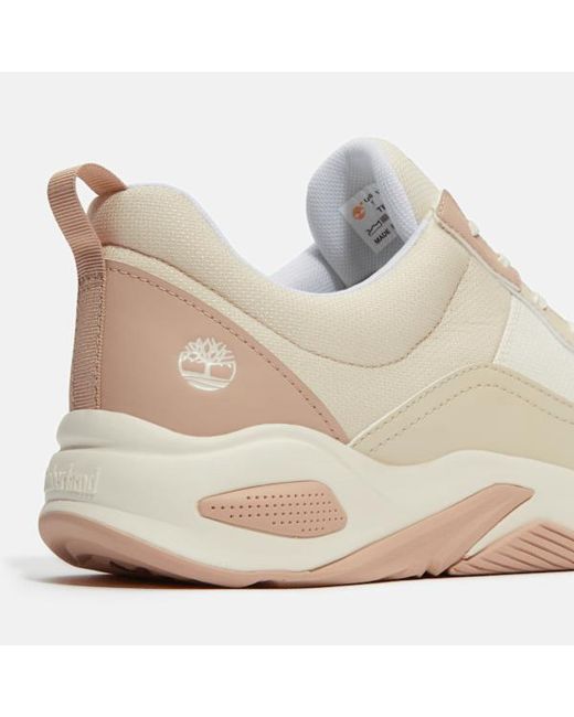 Timberland Pink Delphiville Low Lace-Up Trainer For