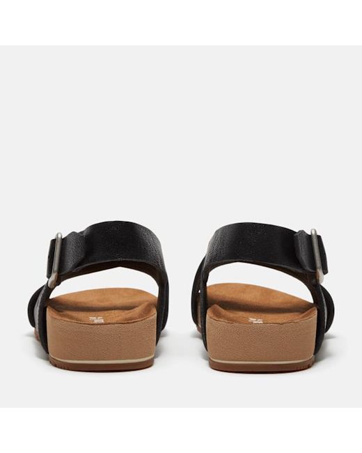 Timberland Black Malibu Waves Basic Backstrap Sandal For