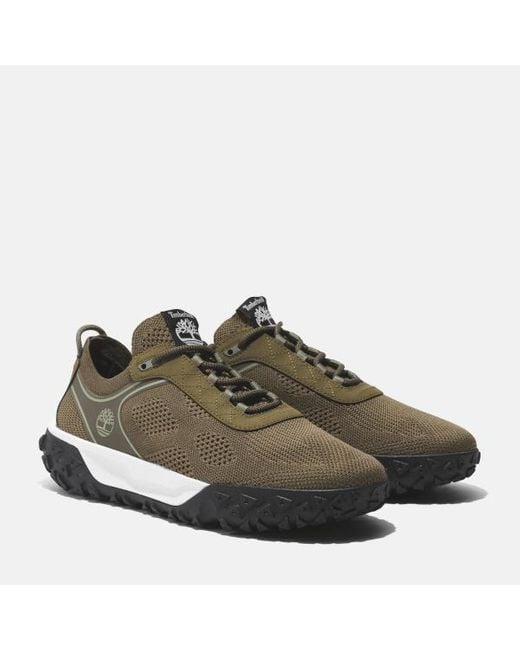 Timberland Greenstride Motion 6 Low Lace-up Trainer For Men In Green, Man, Green, Size: 6.5 for men