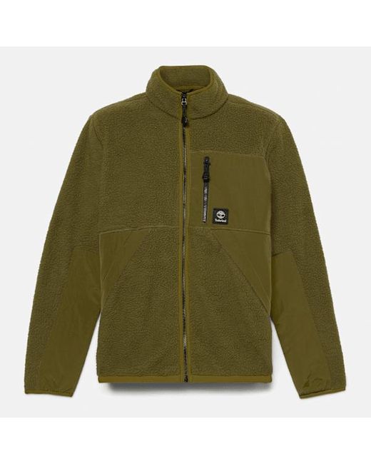 Timberland Green High-pile Fleece for men