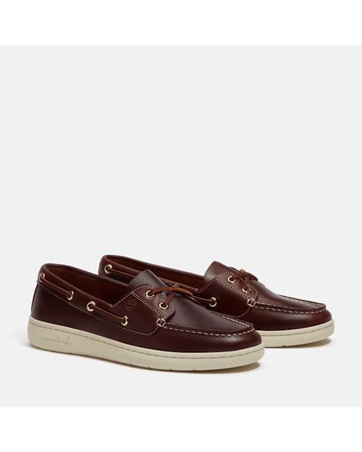 Timberland Brown Portofino Pier Boat Shoe For