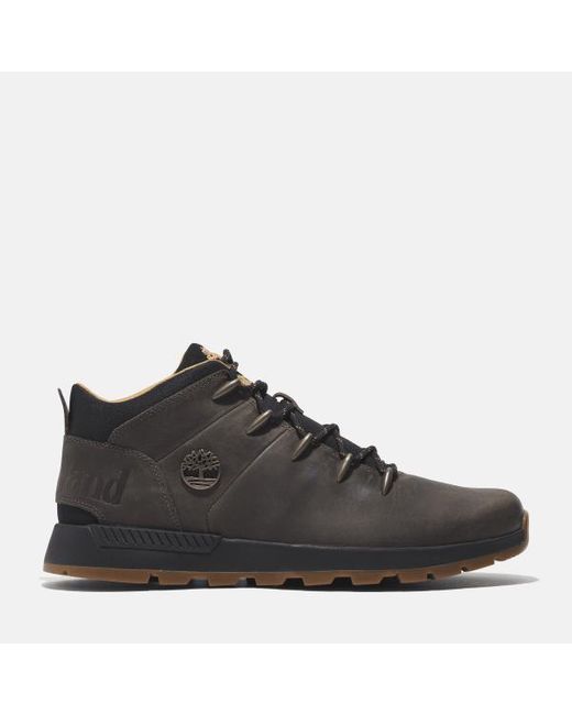 Timberland Black Sprint Trekker Mid Trainer For for men