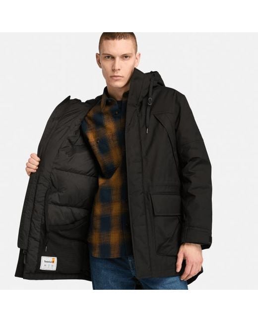 Timberland Willmington Parka For Men In Black, Man, Black, Size: 3xl for men