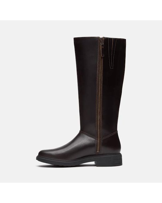 Timberland Black Stormbucks Tall Side Zip Boot For
