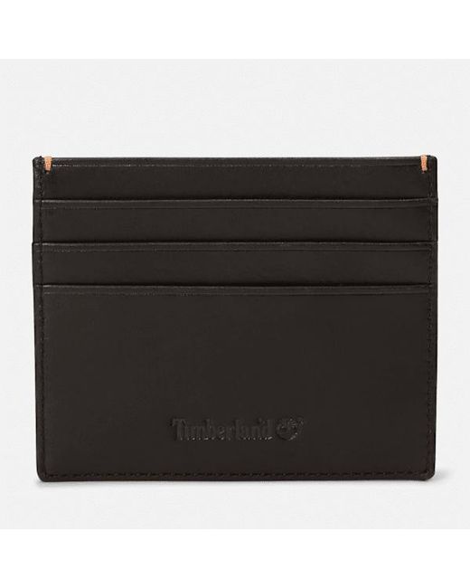 Timberland Black Riverton Leather Card Holder For for men