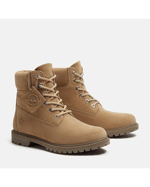 Timberland Brown Mix Tape 6-Inch Waterproof Boot For