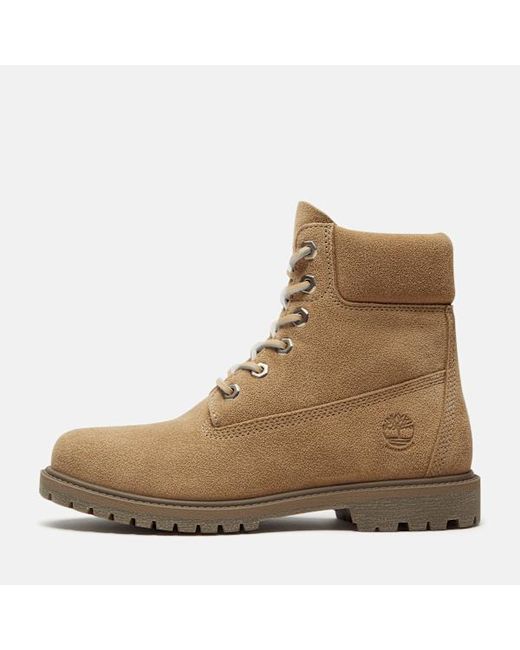 Timberland Brown Mix Tape 6-Inch Waterproof Boot For