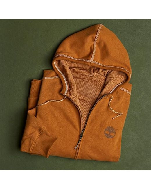 Timberland Yellow 10061 Full-Zip Hoodie For for men