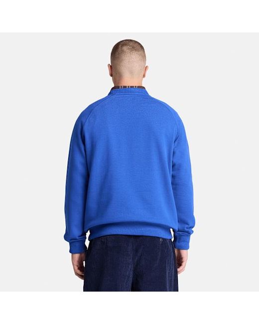 Timberland Blue Exeter River Crew Sweatshirt For for men