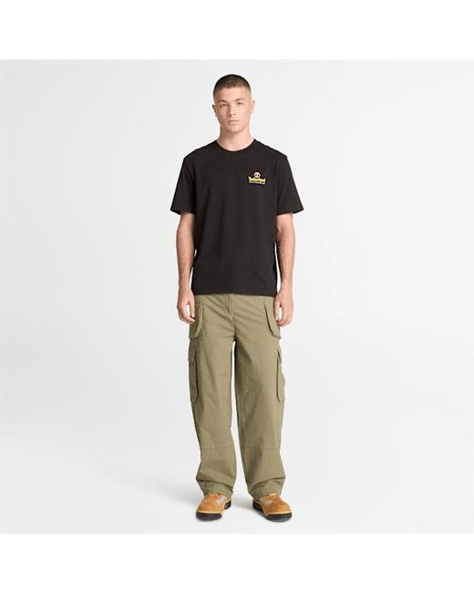 Timberland Green Woven Utility Trouser For