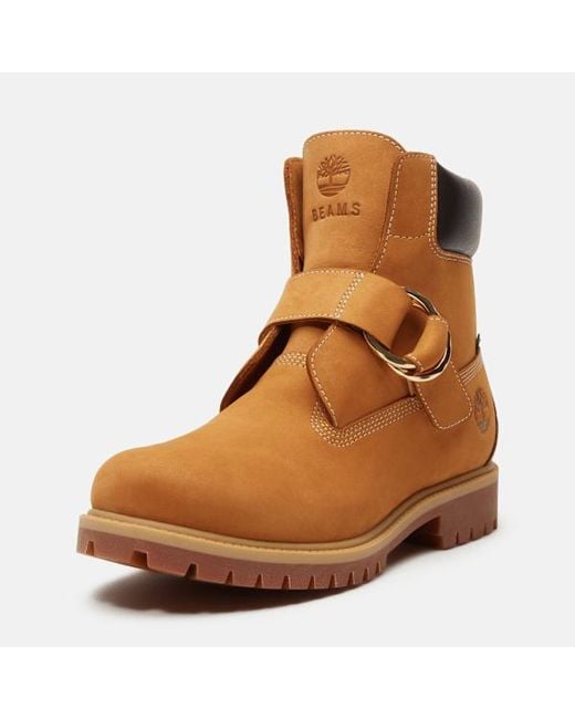 Timberland Brown X Beams Buckle Boot With Gore-Tex Membrane For for men