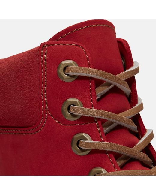 Timberland Red Stone Street 6-Inch Waterproof Platform Boot For