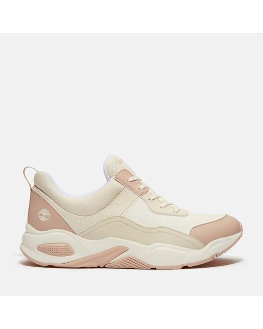 Timberland Pink Delphiville Low Lace-Up Trainer For