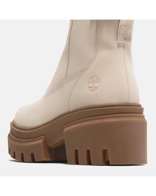 Timberland Everleigh Mid Warm Lined Boot For Women In White, Woman, White, Size: 5.5