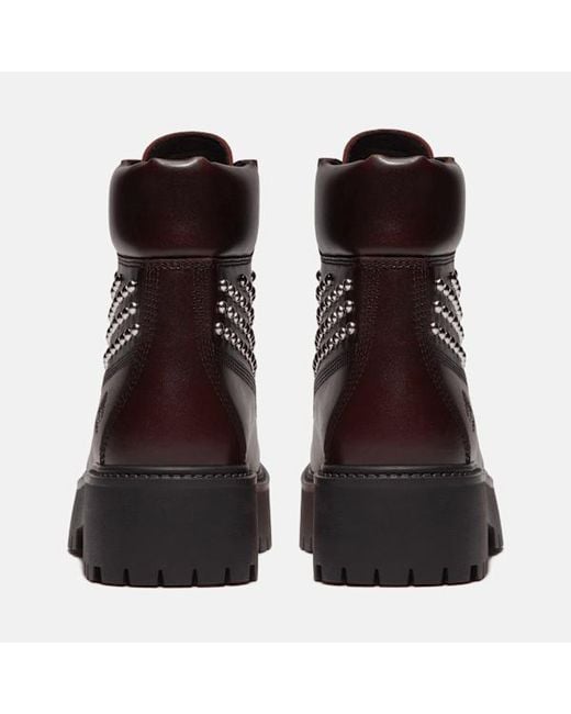 Timberland Brown Stone Street Platform 6-Inch Boot For