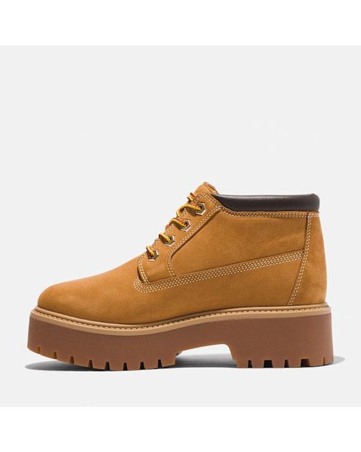 Timberland Brown Stone Street Mid Waterproof Boot For