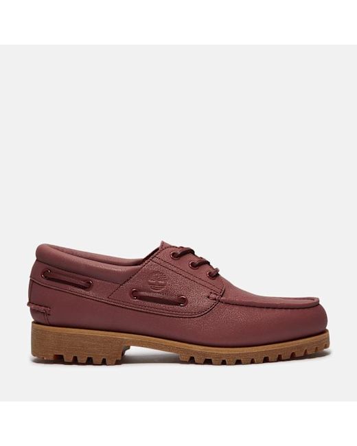 Timberland Red And Highsnobiety 3-Eye Lug Boat Shoe For for men