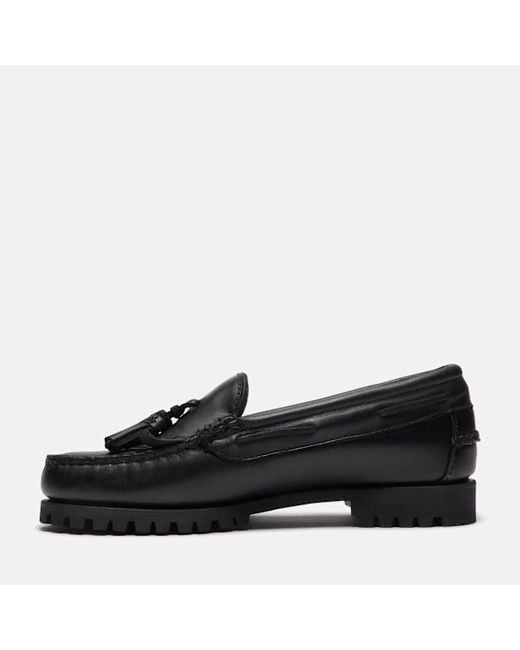 Timberland Black Authentic Kiltie Loafer For