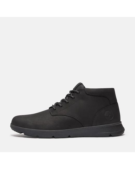 Timberland Parker Street Trainer For Men In Black, Man, Black, Size: 6.5 for men