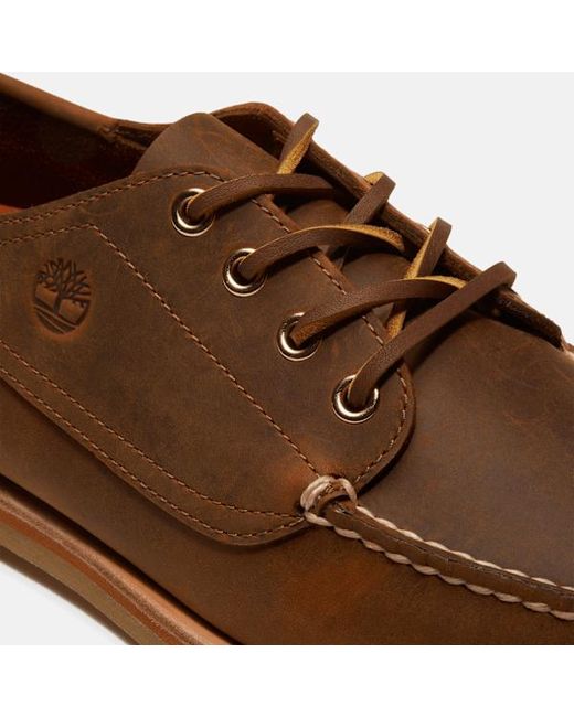 Timberland Brown Crafted Boat Shoe For for men