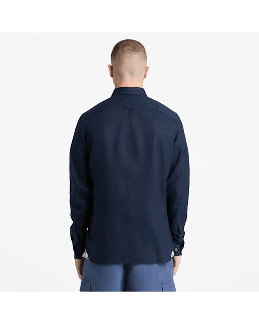 Timberland Blue Mill Brook Linen Shirt For for men