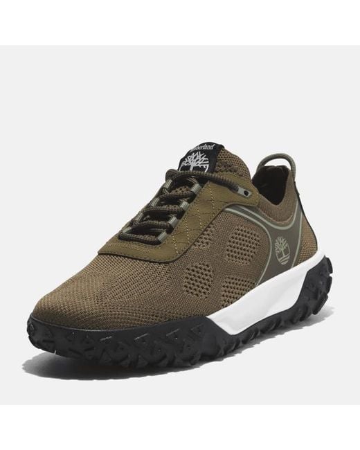Timberland Greenstride Motion 6 Low Lace-up Trainer For Men In Green, Man, Green, Size: 6.5 for men