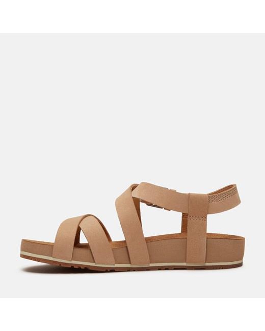 Timberland Brown Malibu Waves Backstrap Sandal For