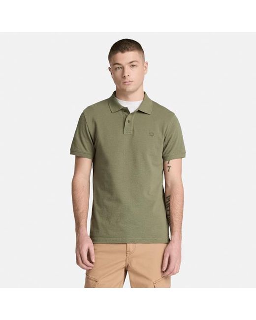 Timberland Green Oyster River Slim Short-Sleeve Polo For for men