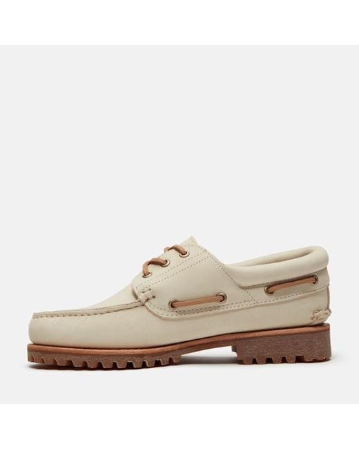 Timberland Natural Lake House 3-Eye Lug Boat Shoe For for men