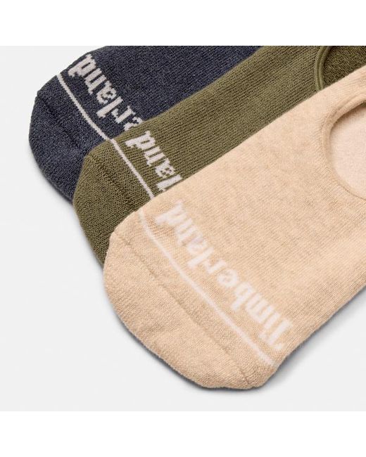 Timberland Blue Bowden 3-Pack Sock Liner