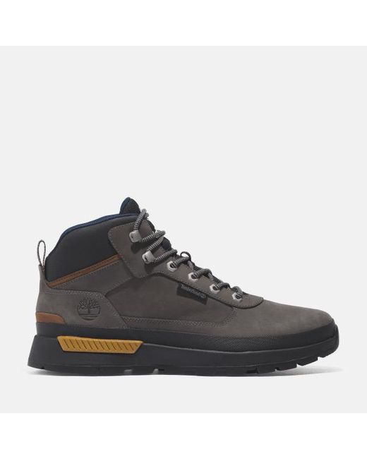Timberland Black Field Trekker Mid Trainer For Men In Grey, Man, Grey, Size: 6.5 for men