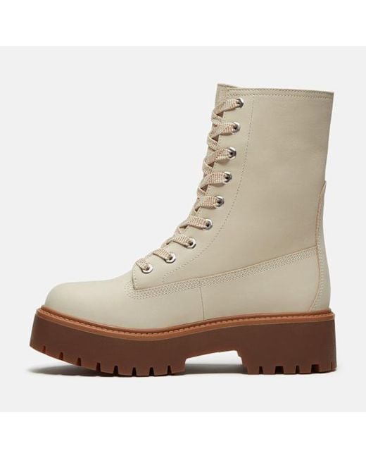 Timberland Natural Stone Street Platform Mid Boot For