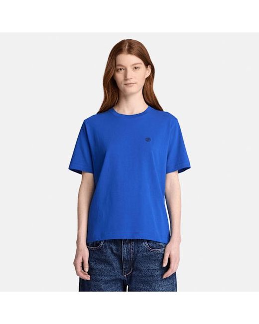 Timberland Blue Crafted Crew Short-Sleeve T-Shirt For