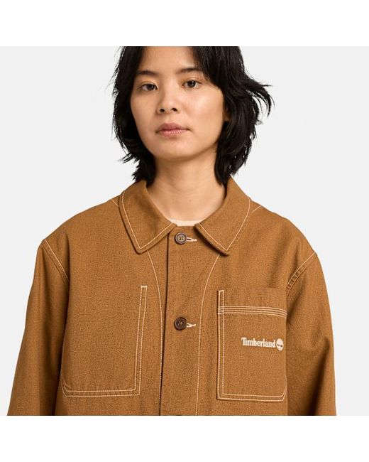 Timberland Brown Chore Canvas Jacket