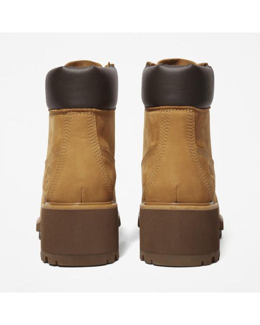 Timberland Brown Kinsley Mid Waterproof Boot For Women In Yellow, Woman, Yellow, Size: 3.5