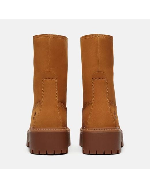 Timberland Brown Stone Street Platform Mid Boot For