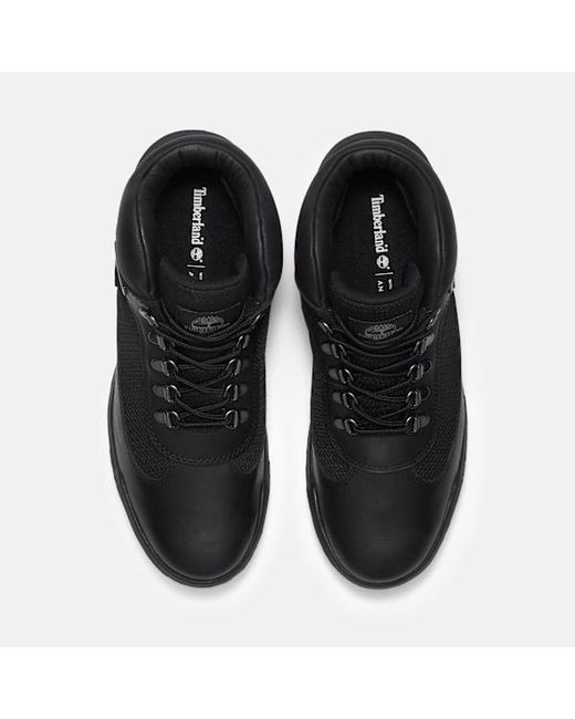 Timberland Black Re-Engineered Waterproof Field Boot For for men