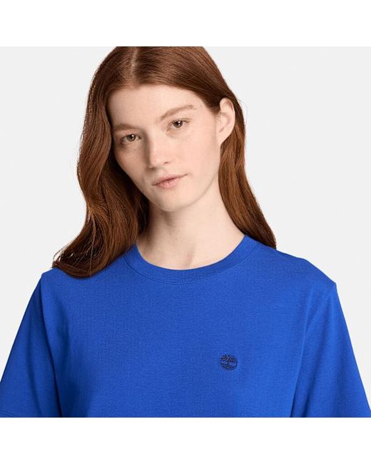 Timberland Blue Crafted Crew Short-Sleeve T-Shirt For