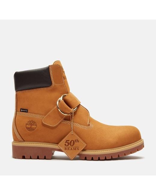 Timberland Brown X Beams Buckle Boot With Gore-Tex Membrane For for men