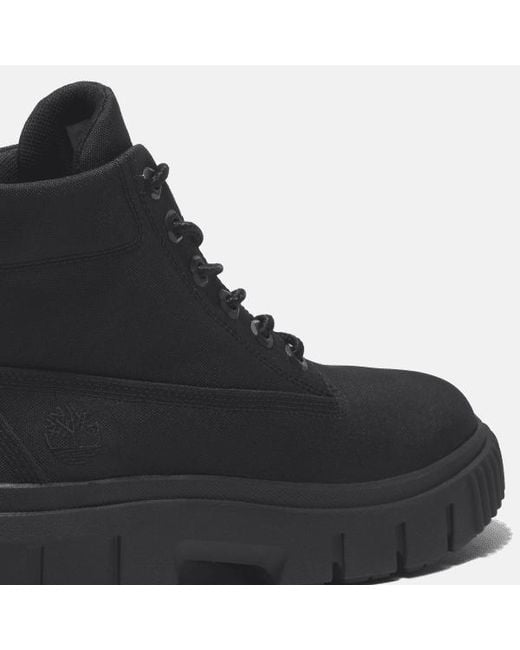 Timberland Black Greyfield Mid Boot For