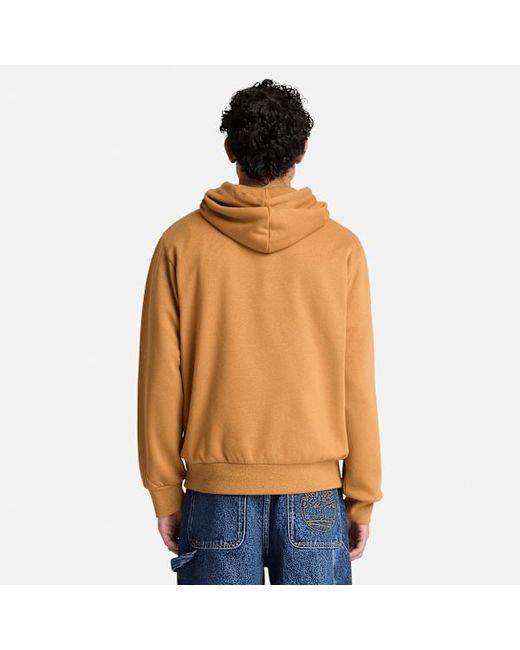 Timberland Brown Northwood Tree Logo Hoodie For for men
