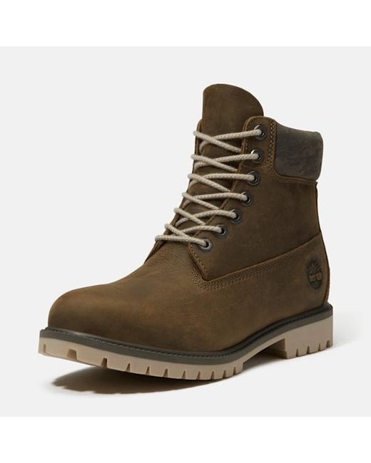 Timberland Brown Heritage 6-Inch Waterproof Boot For for men
